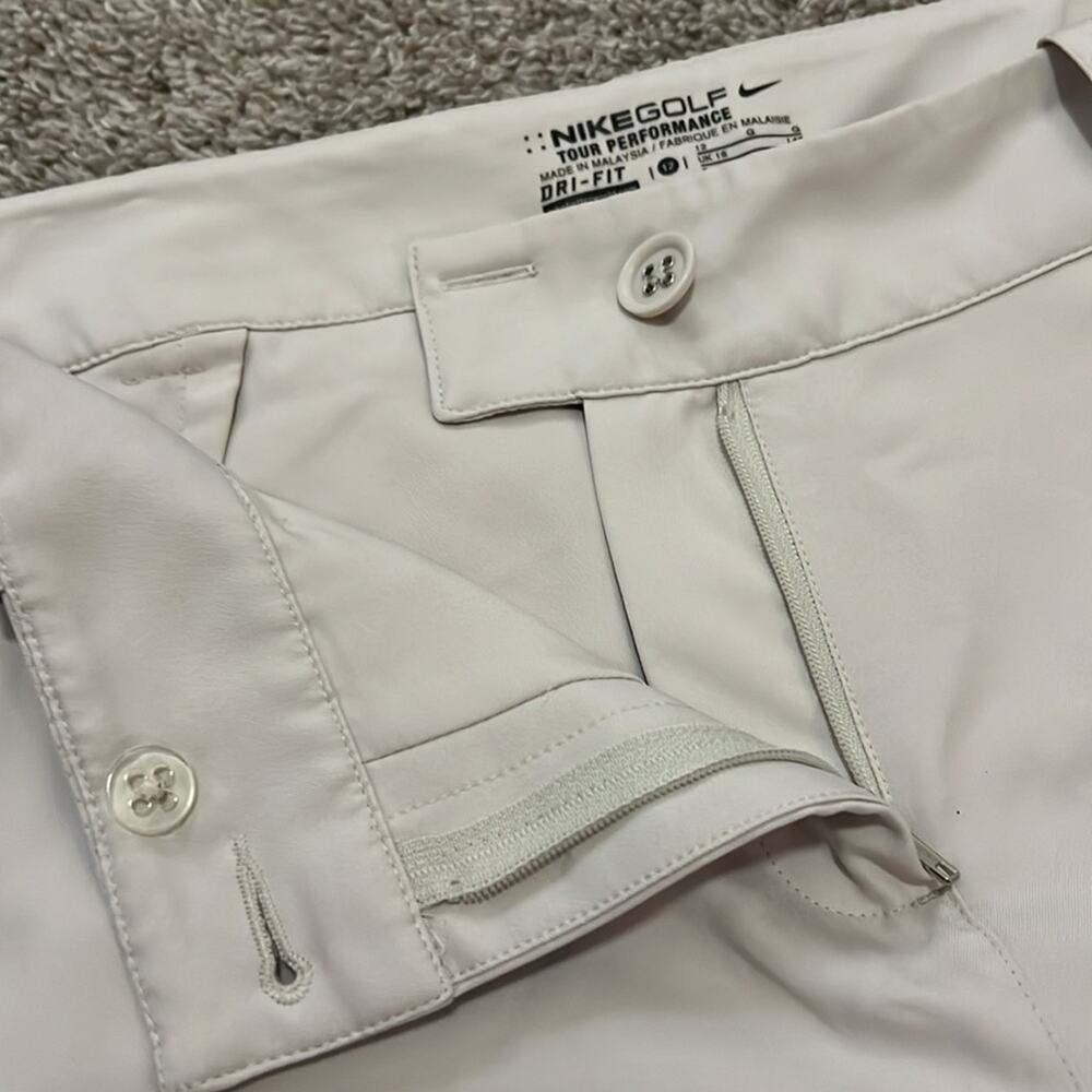 EUC Womens NIKE GOLF‎ Tour Performance DRI-FIT skort 12 shorts tennis Beige Golf - Picture 7 of 16